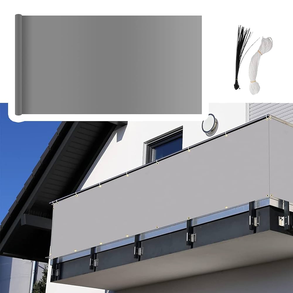 ⭐️1点限定⭐️プライバシー シールド バルコニー 目隠し ベランダ Amazon | ベランダ プライバシー保護 65x1400cm, アパートの